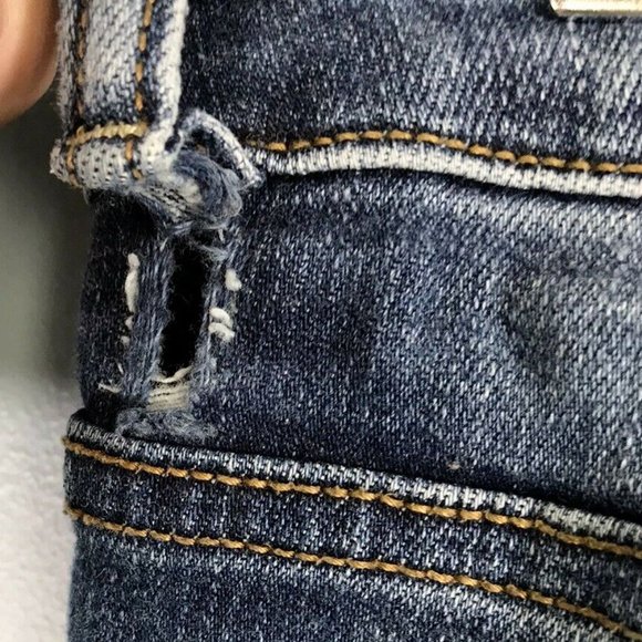 KanCan Estilo Women's Blue Jeans Distressed Size 26 Denim Stretch - Picture 11 of 11